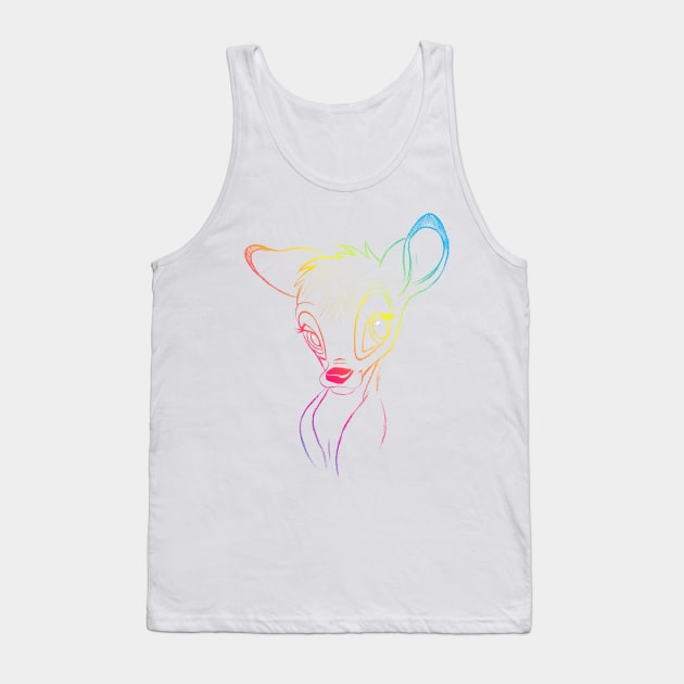 bambi cute deer Tank Top by G-THE BOX